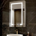 Lighted Medicine Cabinet with Mirror, Stepless Dimming & Defog, Left Open by Unknown