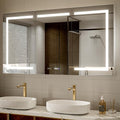 Lighted Medicine Cabinet with Mirror, Stepless Dimming & Defog, Wide Open by Unknown