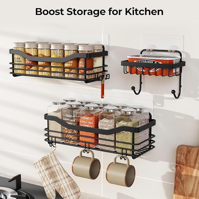 Orimade Shower Caddy Basket Shelf, No Drilling Wall Mounted Rustproof Stainless - Image 5