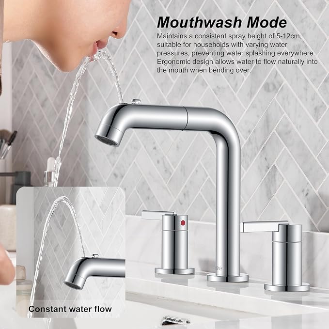 KENES Pull Down Bathroom Faucet - Image 4