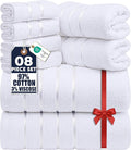 Utopia Towels 8 Piece Luxury Towel Set, 2 Bath, 2 Hand, and 4 Wash Cloths by UTOPIATOWELS
