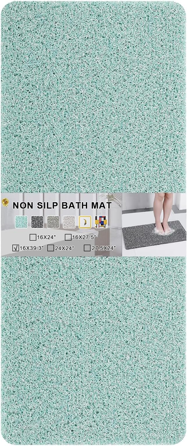 Nonslip Bathtub Mat, Anti Slip Bath Mat 0.6" Extra Thick, Quick Dry Bath Tub by Rzoysia