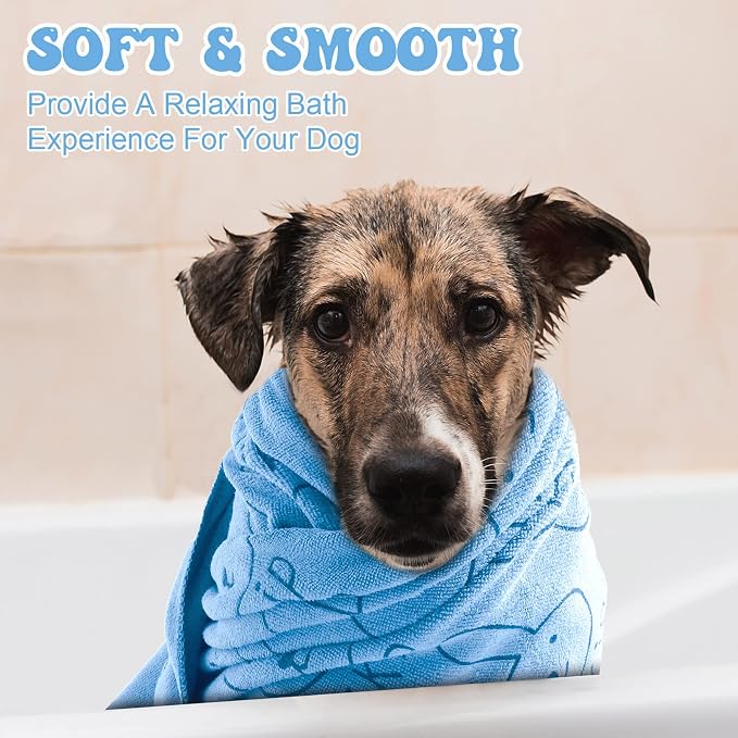 Peryiter 8 Pcs Dog Drying Towels Bulk 55'' x 28'' Pet Grooming Absorbent - Image 6