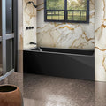 Fine Fixtures Acrylic, Fiberglass Alcove Soaking Bathtub by Fine+Fixtures