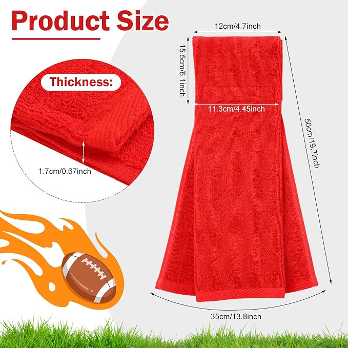 Shimeyao 2 Pcs Cotton Sports Football Towel - Image 2