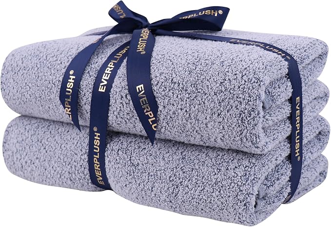 Everplush Oversized Bath Towel Sheet– 2Pieces, Super Soft & Highly Absorbent by Everplush
