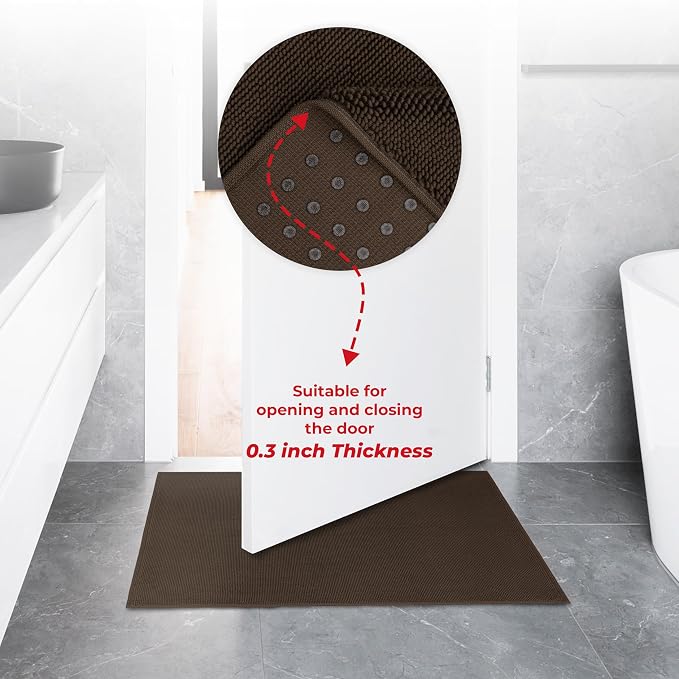 American Soft Linen Bath Rug, 20 in 34 in 100% Cotton Bath Mats Rugs - Image 7