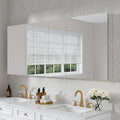 WELLFOR 72" x 30" Rectangle Medicine Cabinet Mirror, Surface Mount or Recessed by WELLFOR