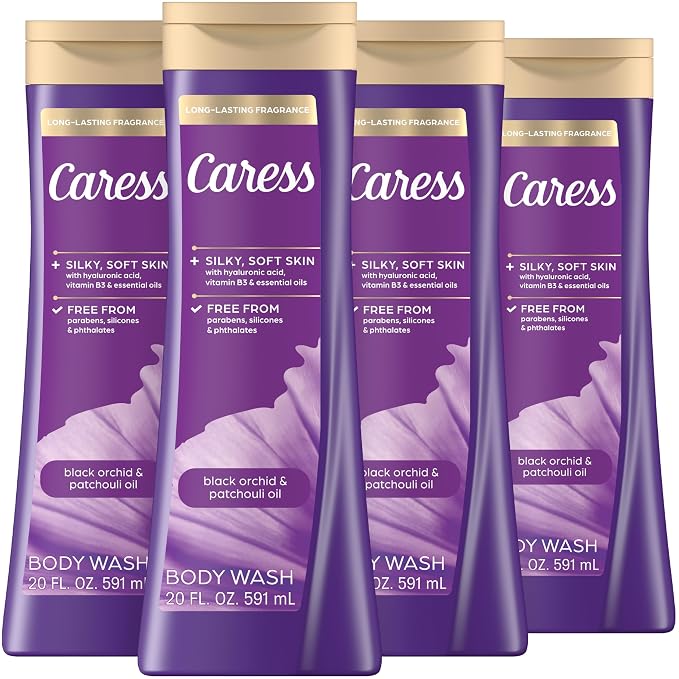 Caress Body Wash Black Orchid & Patchouli Oil To Relax and Recharge Relaxing by Caress