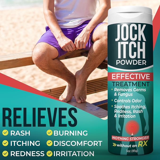 Jock Itch Powder with Miconazole Nitrate 2% & Tea Tree Oil - Image 3