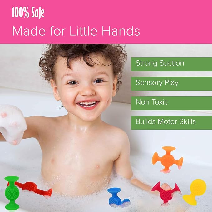 48 Pack Toddler Suction Cup Bath Toys - Image 3