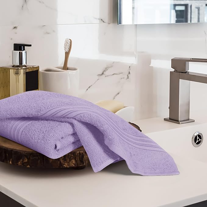 BOUTIQUO Ultra Soft Cotton 6 -Piece Hand Towel Set 16x24 Inch, Spa & General - Image 3