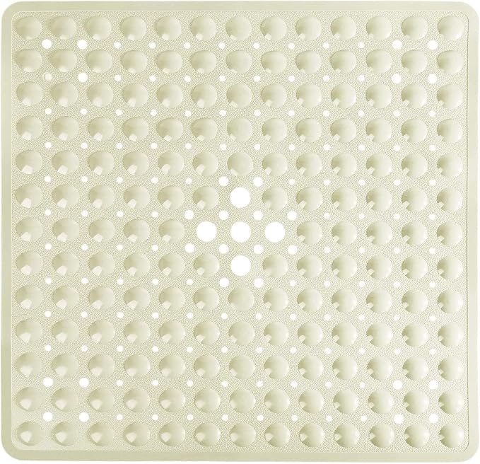 Yimobra Shower Stall Mat Non Slip, 21x21 Inch, Soft Square Bath Mat by Yimobra