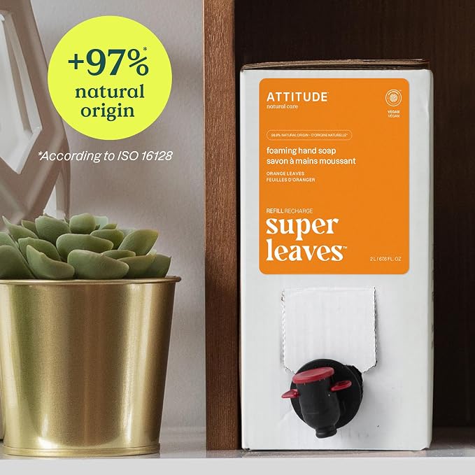ATTITUDE Foaming Hand Soap, EWG Verified, Plant and Mineral-Based Ingredients - Image 3