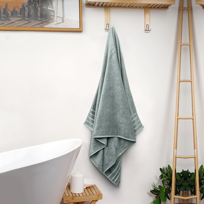 Avalon Towels Bath Towels Set of 4, Size 30 x 60 Inches, Highly Soft and - Image 5