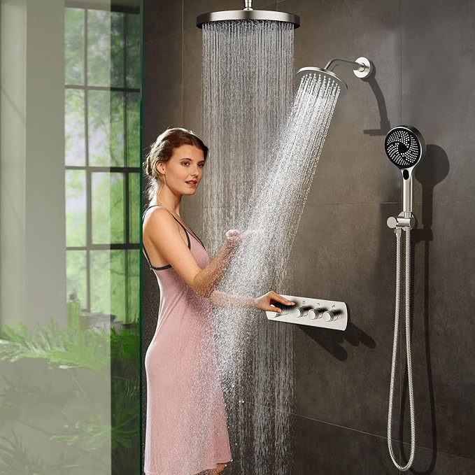 Shower System Brass Thermostatic Shower Faucet Set - Image 3