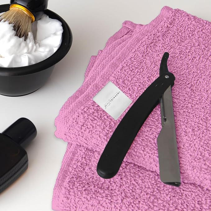 Hand Towels Pink Economy Towels Salon Towels - Image 9
