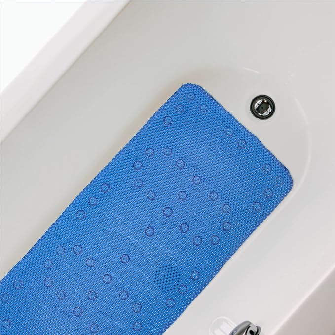 Bathtub Mat Non Slip Ivory 36” X 17” Shower Mat Soft Foam Bath Mats - Image 4