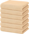 Homaxy 100% Cotton Waffle Weave Kitchen Dish Towels, Ultra Soft Absorbent Quick by Homaxy