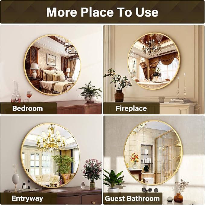 30 Inch Round Mirror - Image 4