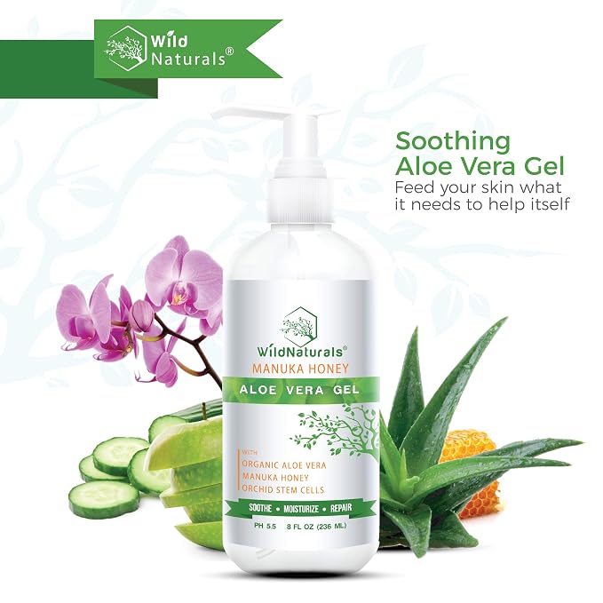 Wild Naturals 100% Pure Aloe Vera Gel - Image 2