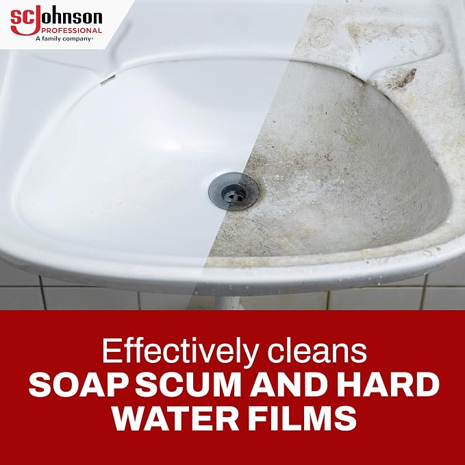 SC Johnson Professional Non-Acid Bowl and Bathroom Cleaner, Disinfectant Cleaner - Image 4