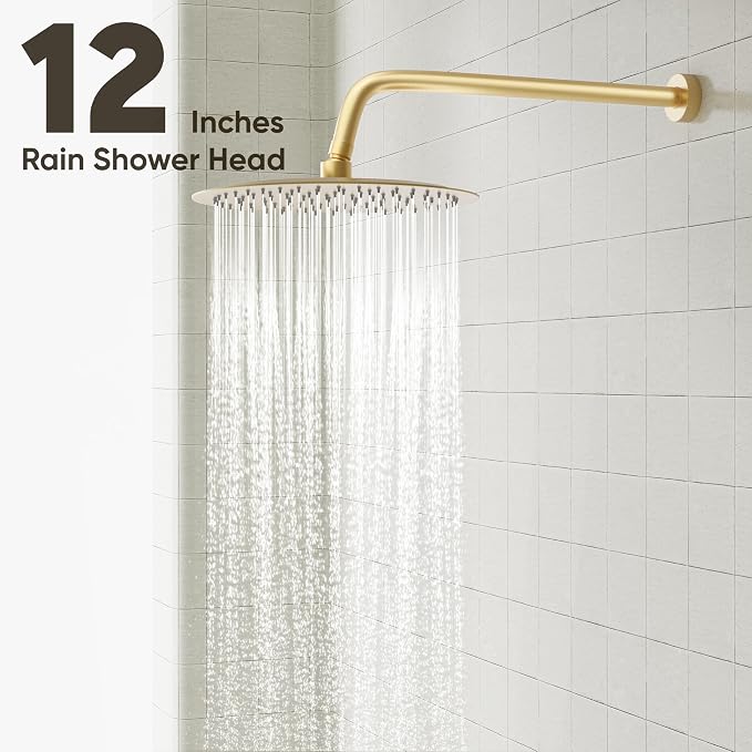 Gabrylly Gold Shower Head System, Shower Faucet Set - Image 4