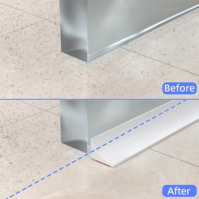 78 Inch Shower Threshold Water Dam Barrier, Shower Dam Water Stopper - Image 2