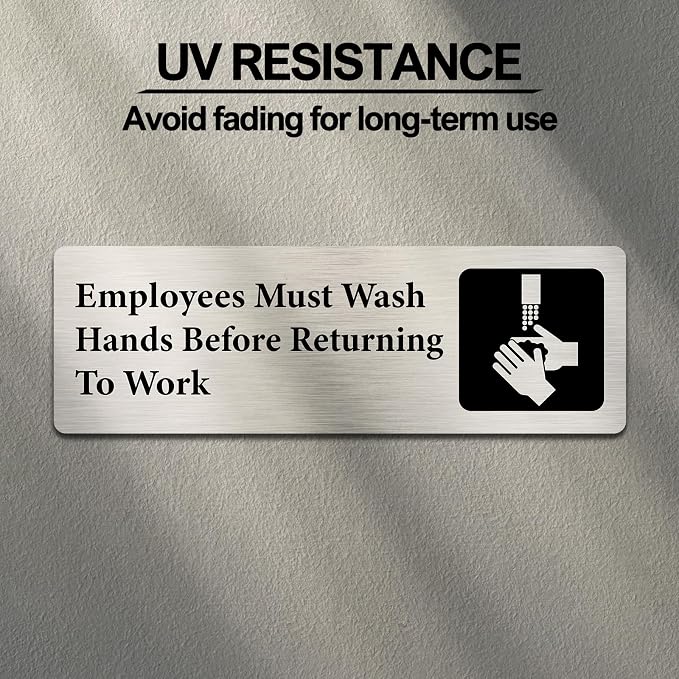 Employees Must Wash Hands Signs, Wash Hands Signs - Image 5