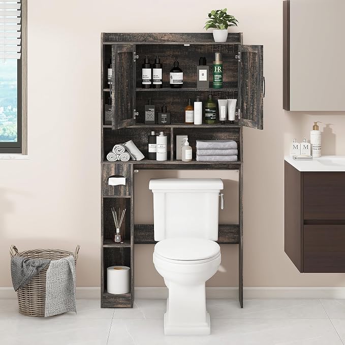 Over The Toilet Storage Cabinet, Farmhouse Storage Cabinet Over Toilet - Image 4