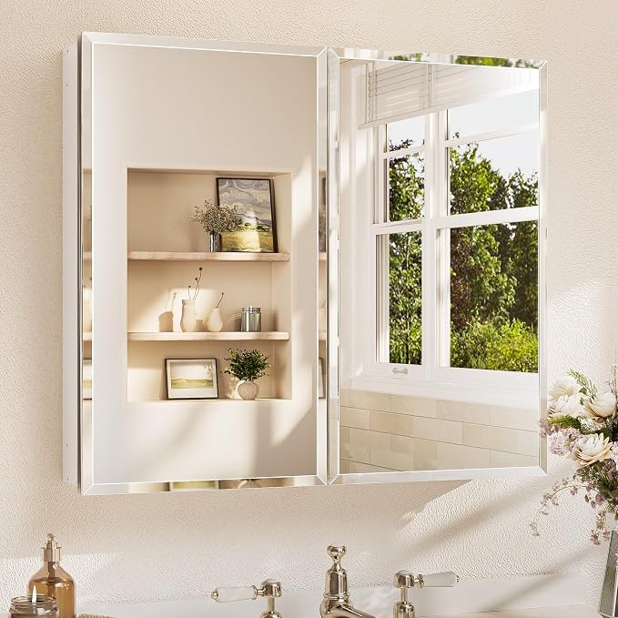 TETOTE 30 x 26 Bathroom Mirror by TETOTE