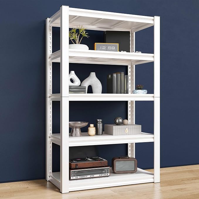 Raybee 72''H Garage Shelving, Storage Shelves 2010LBS, Adjustable 5 Tier Metal by Raybee