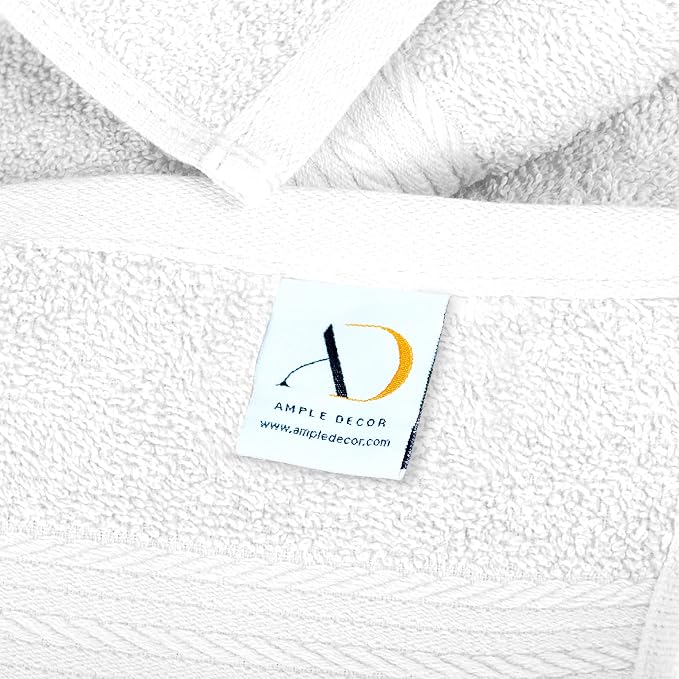 Ample Decor Bath Towels Pack of 16 600 GSM 100% Cotton, Absorbent Soft Premium - Image 3