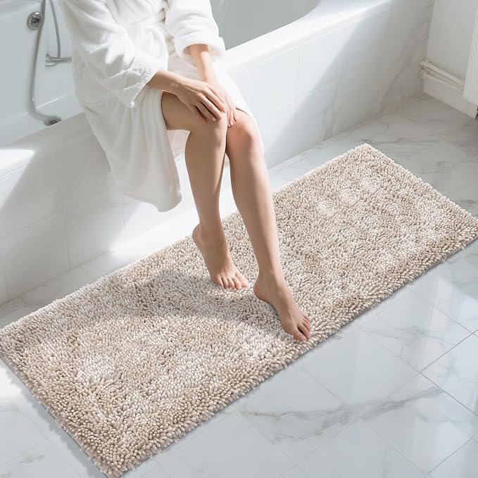 Yimobra Long Bathroom Rugs Runner 60x24 Inch, Extra Thick Soft Absorbent by Yimobra
