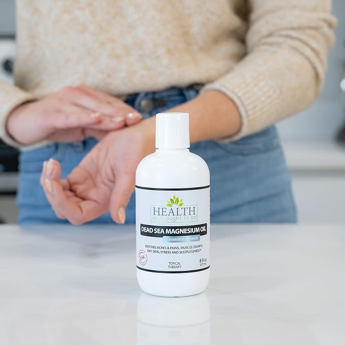 Health As It Ought To Be Dead Sea Magnesium Oil + Essential Minerals Supplement - Image 5