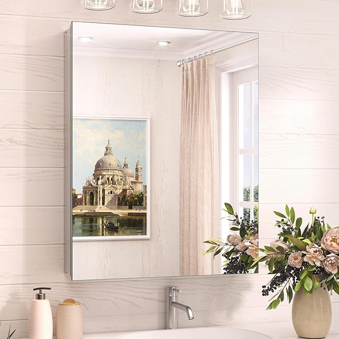 TokeShimi 20x26 Medicine Cabinet Mirror by RefinedBathroomAccessories