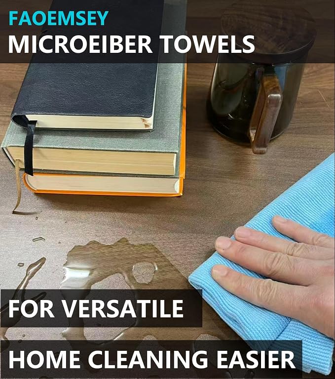 Microfiber Towels, 420GSM Edgeless, Soft Absorbent, Professional Polishing - Image 8
