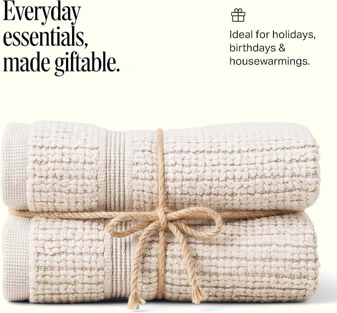 Preston Lane Douro Washcloth Set – 2 Pack Luxury Cotton Towels, Ultra Soft & - Image 5