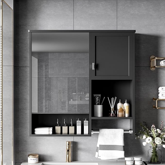 29'' x 28'' Modern Wall Mounted Bathroom Medicine Cabinet, Bathroom Wall - Image 8