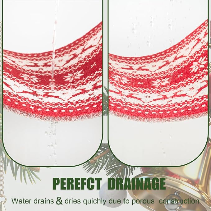 Christmas Non-Slip Bathtub Mat, Anti Slip Shower Mat, Fast Drying Bathtub Mats - Image 7