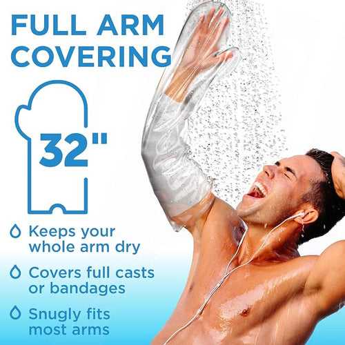 100% Waterproof Cast Covers for Shower Arm Adult - Image 2