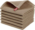 Homaxy 100% Cotton Waffle Weave Kitchen Dish Cloths, Ultra Soft Absorbent Quick by Homaxy