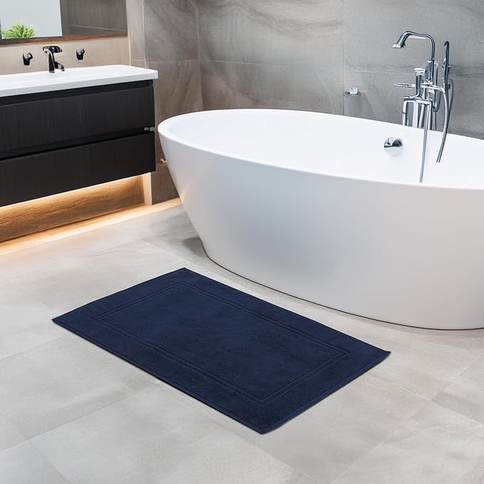 Tens Towels Pack of 2 Bath Mats 100% Cotton, 20 x 32 Inches, Super Absorbent - Image 7