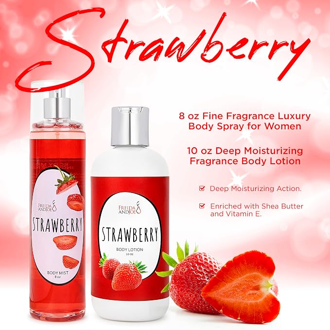 Home Spa Gift 10oz Deep Moisturizing Fragrance Body Lotion & 8 oz. Fine - Image 2