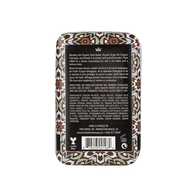 La Chatelaine Shea Butter Soap Bar | Natural and Organic |Triple Milled | Made - Image 2