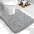 OLANLY Toilet Rugs U-Shaped 24x20, Extra Soft Absorbent Chenille Contour by OLANLY
