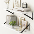Fun Memories 27.5" W x10 D Floating Shelves, 10 Inch Deep Floating Shelf Set of by FunMemories