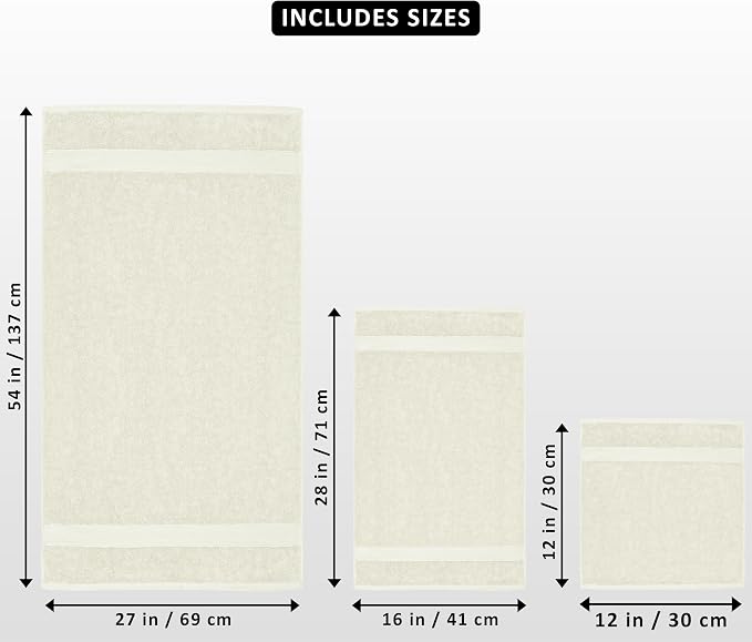 Utopia Towels 8 Piece Luxury Towel Set – Majestic Plush, Super Absorbent & - Image 2