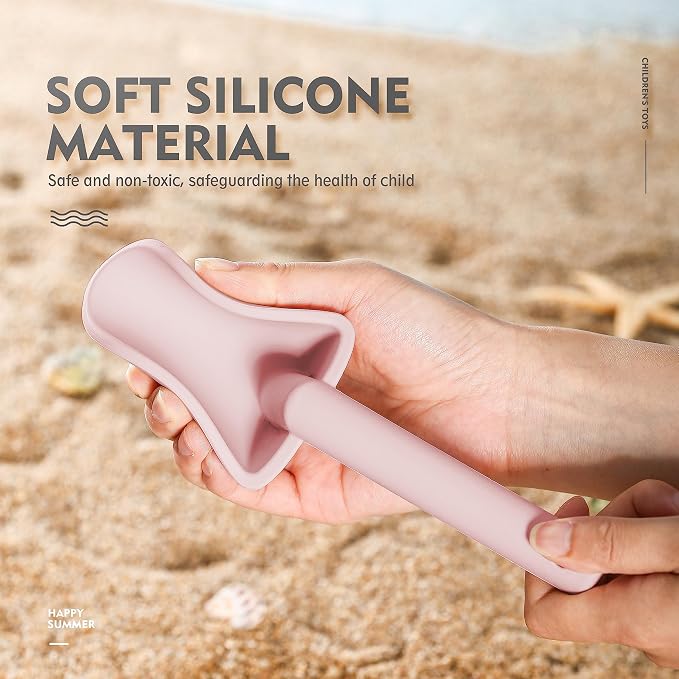 MarcZero 11Pcs Silicone Beach Toys, Modern Baby Beach Toys, Travel Friendly - Image 6