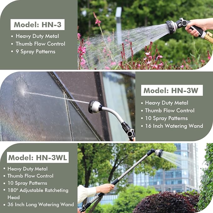 RESTMO Watering Wand Heavy Duty, Metal Garden Hose Wand - Image 8